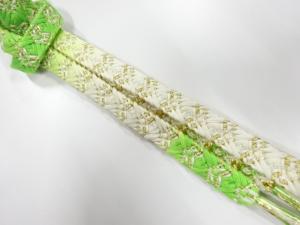 未使用品　正絹　手組帯締め